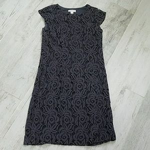 Black cap sleeve Coldwater Creek dress